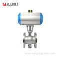 Pneumatic V type Ball Valve V notch segmented